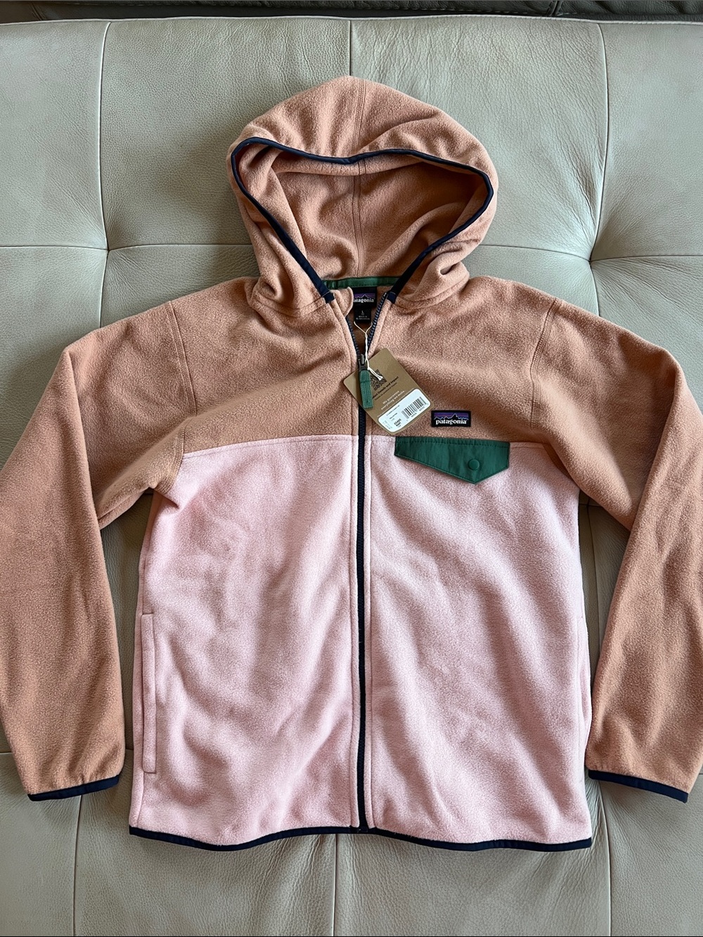 NWT Patagonia Micro D fleece kids L (12)